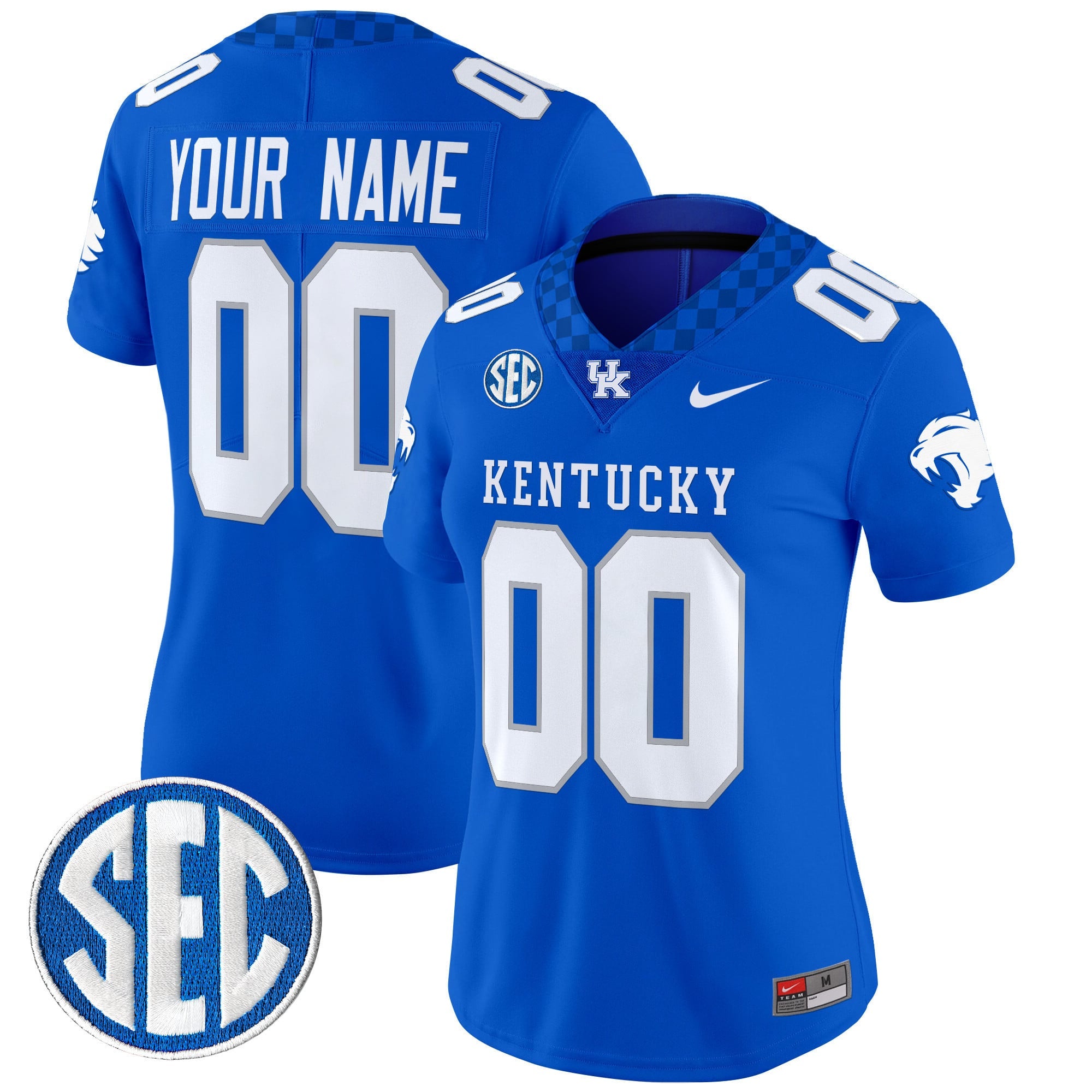 Kentucky Wildcats 2025 Vapor Limited Custom Jersey - All Stitched