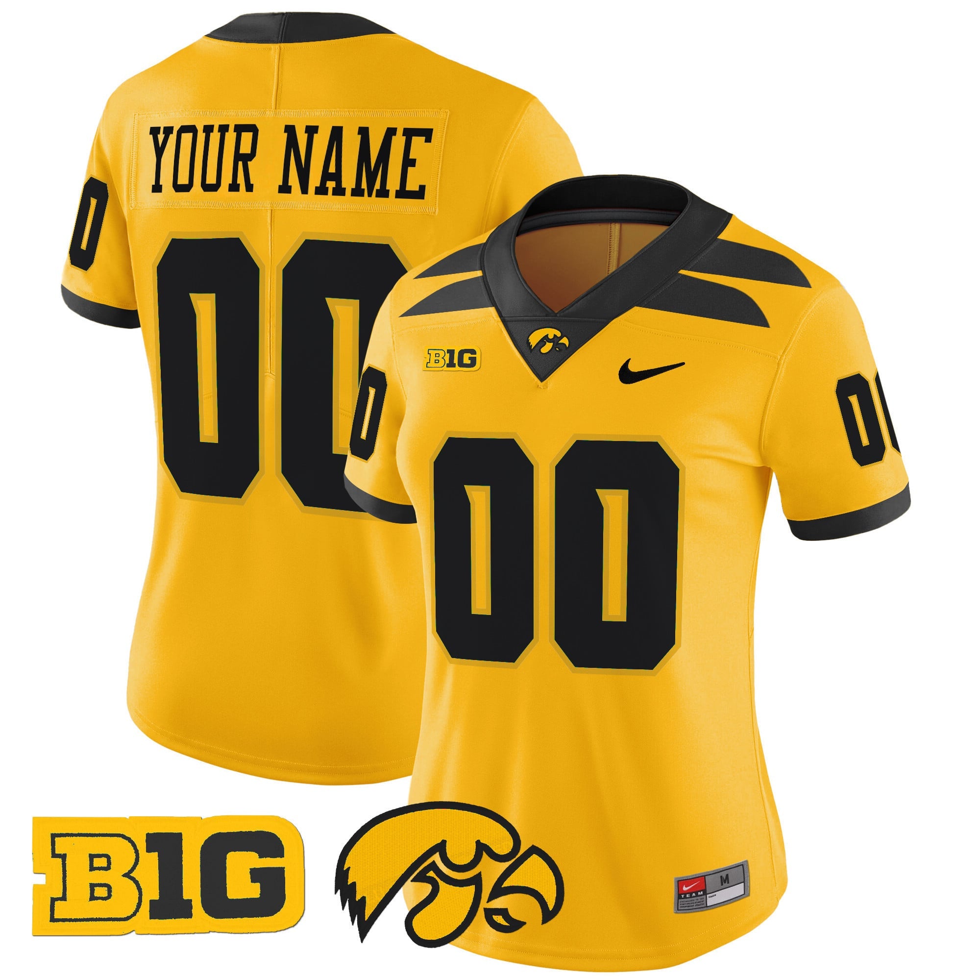 Iowa Hawkeyes 2025 Vapor Limited Custom Jersey - All Stitched