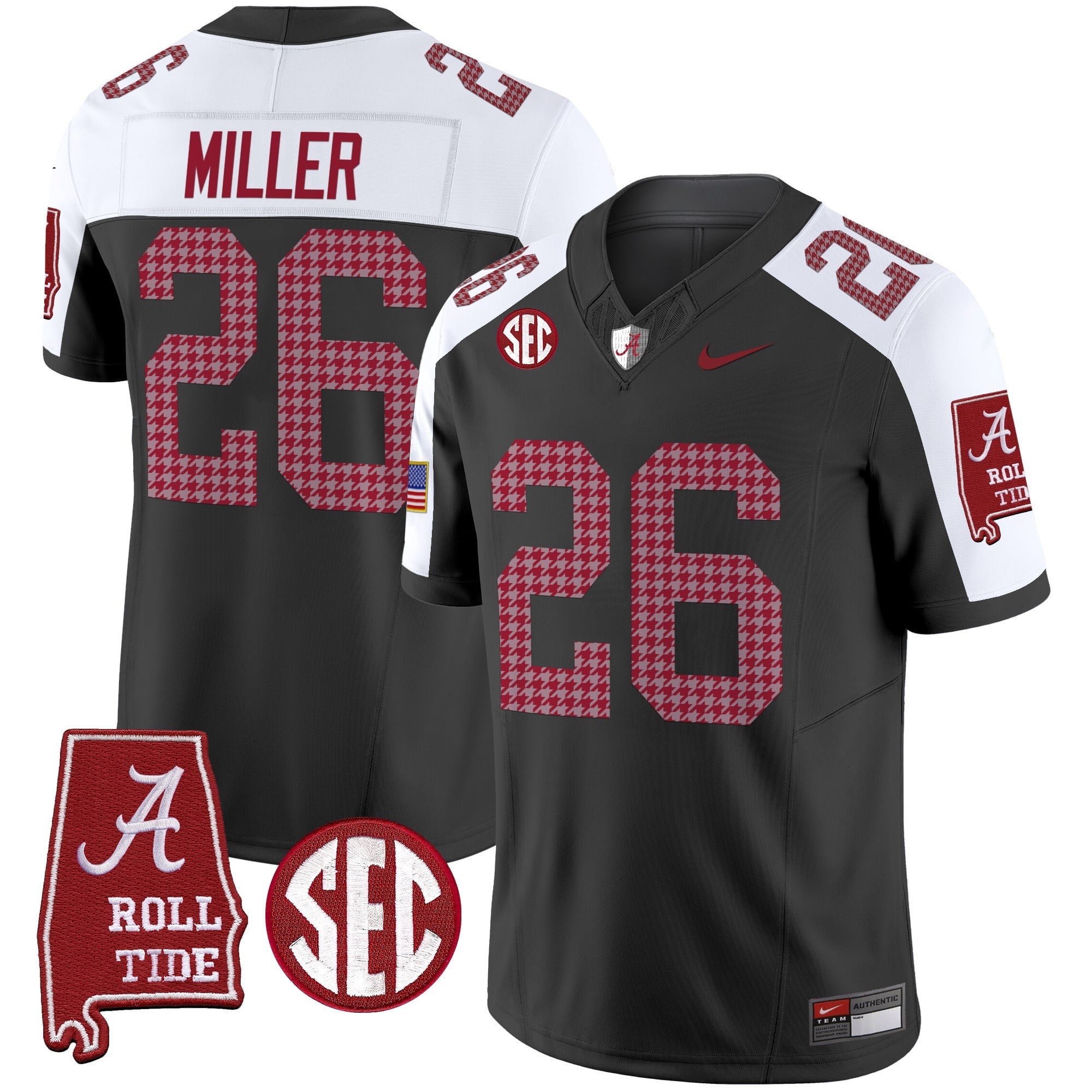 Men's Alabama Crimson Tide Pro Combat Vapor Limited Jersey - All Stitched