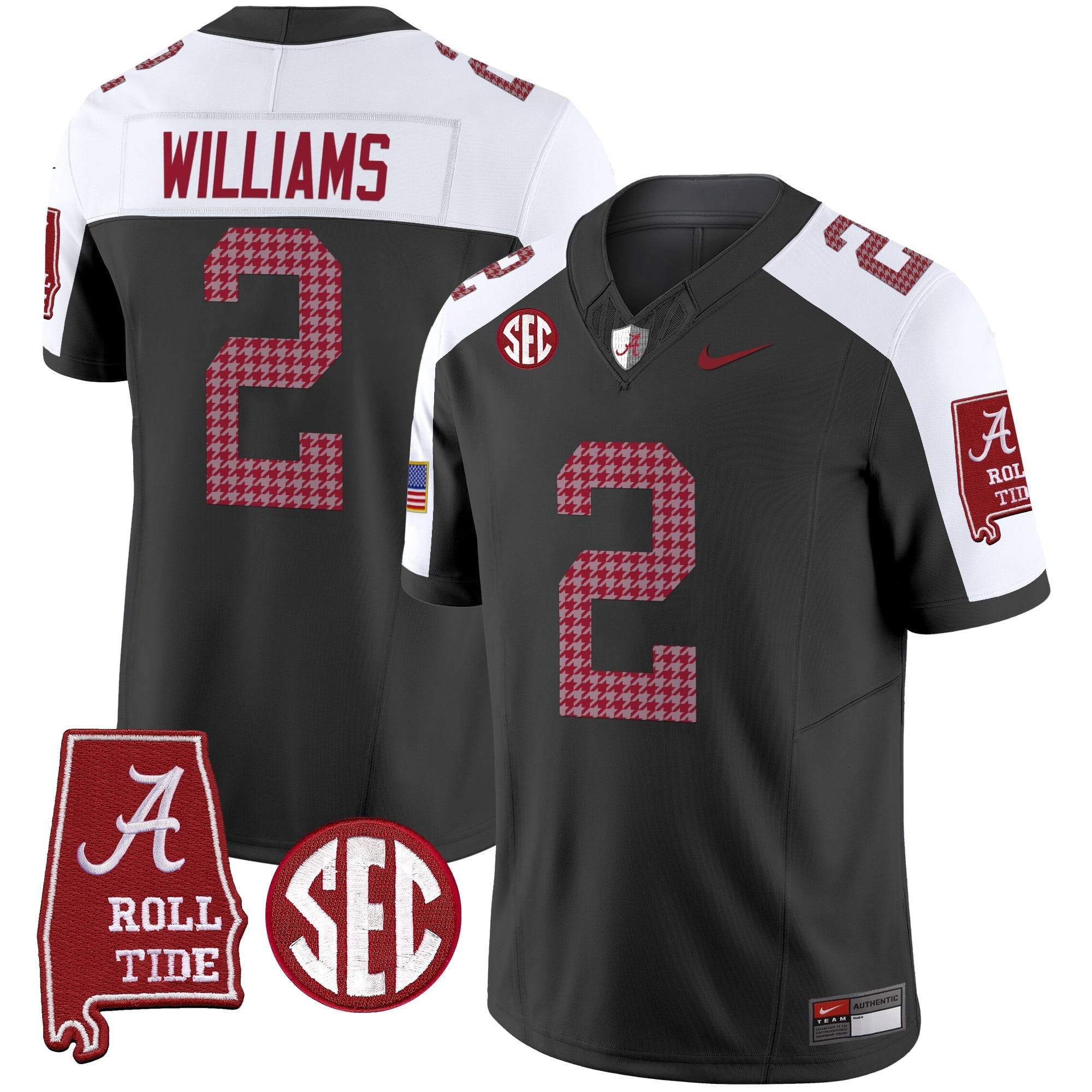 Men's Alabama Crimson Tide Pro Combat Vapor Limited Jersey - All Stitched