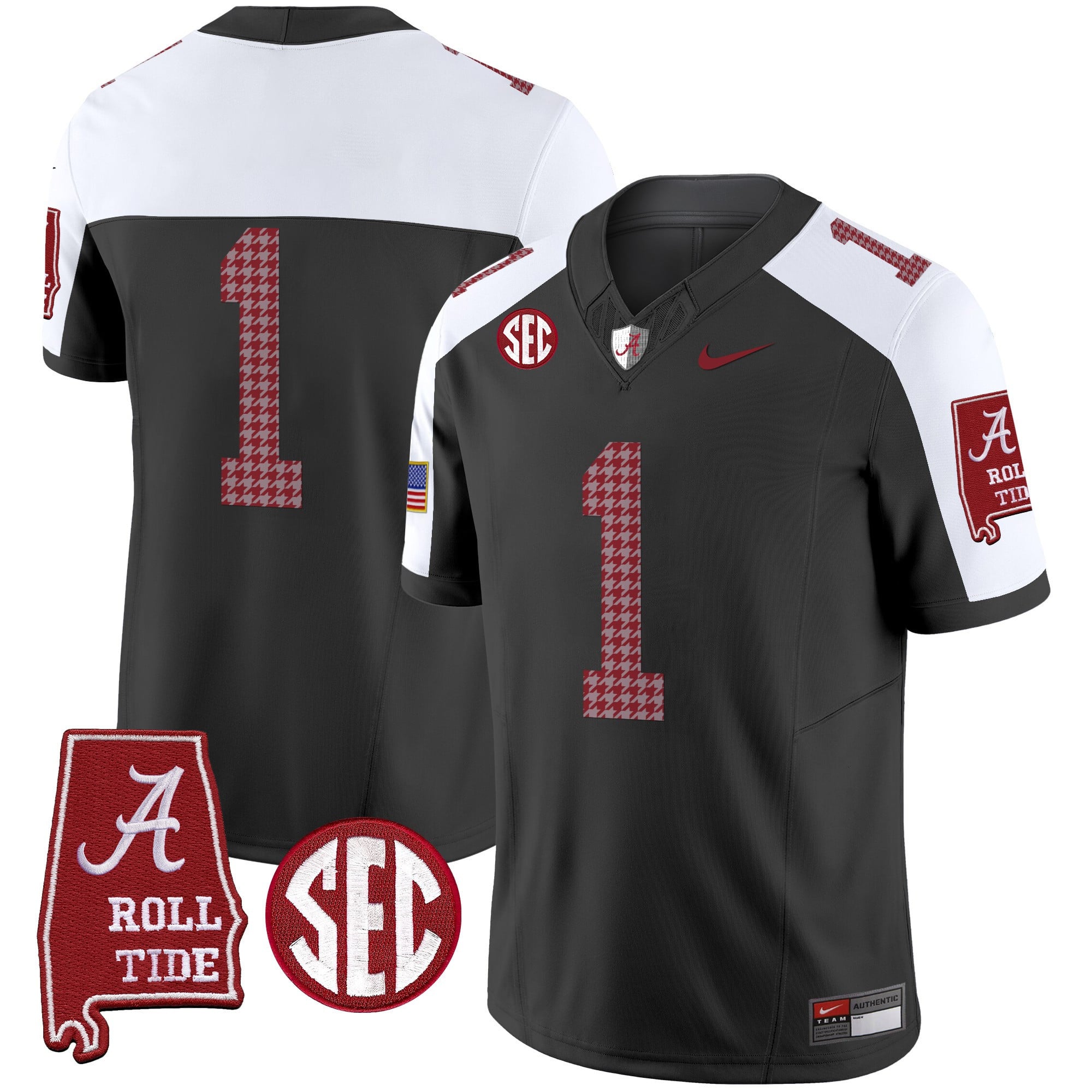 Men's Alabama Crimson Tide Pro Combat Vapor Limited Jersey - All Stitched