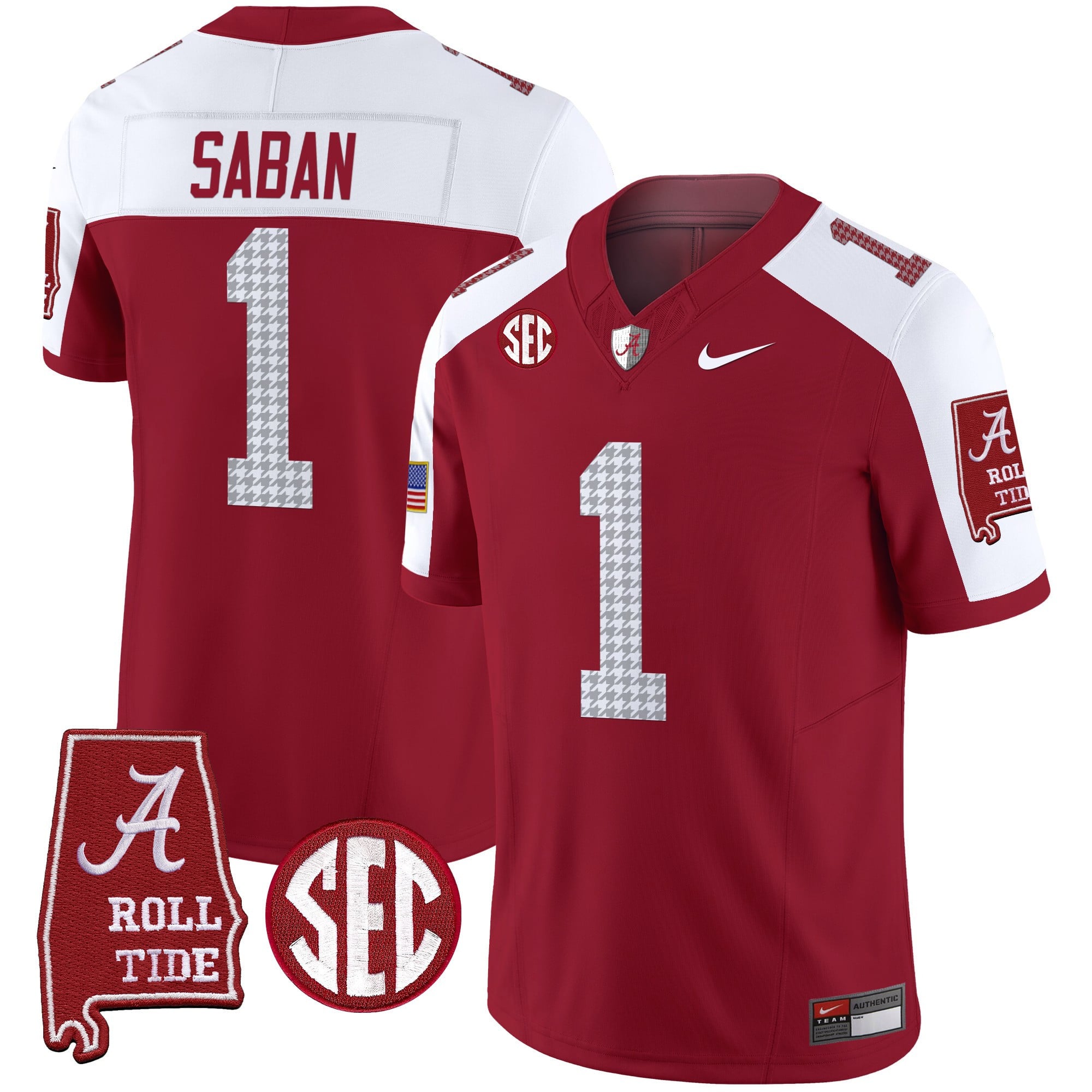 Men's Alabama Crimson Tide Pro Combat Vapor Limited Jersey - All Stitched
