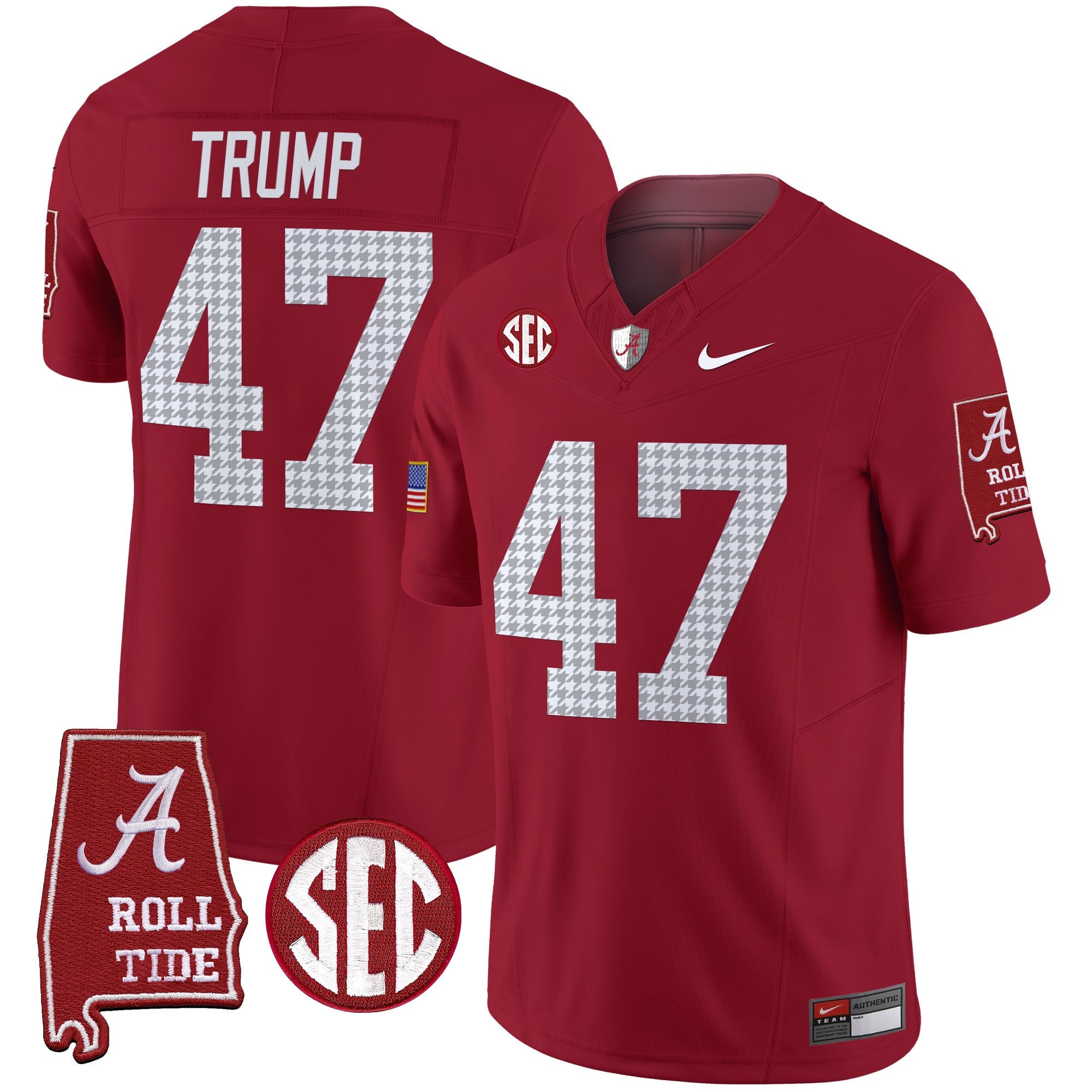 Men's Alabama Crimson Tide Pro Combat Vapor Limited Jersey - All Stitched