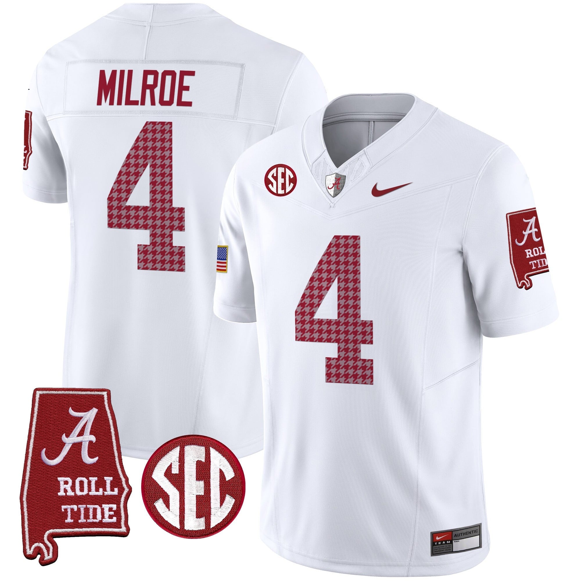 Men's Alabama Crimson Tide Pro Combat Vapor Limited Jersey - All Stitched