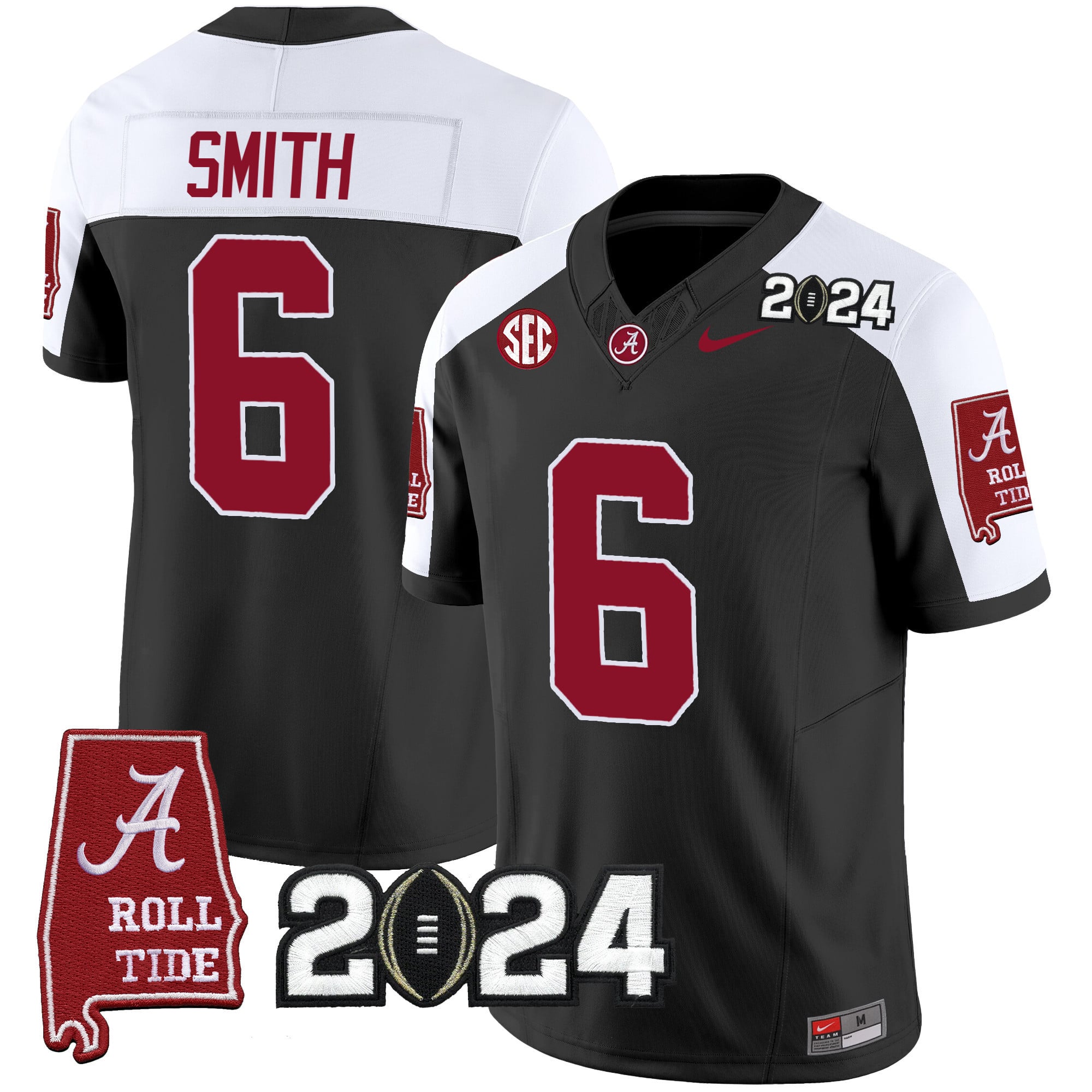 Men's Alabama Crimson Tide 2024 Vapor Limited Jersey - All Stitched