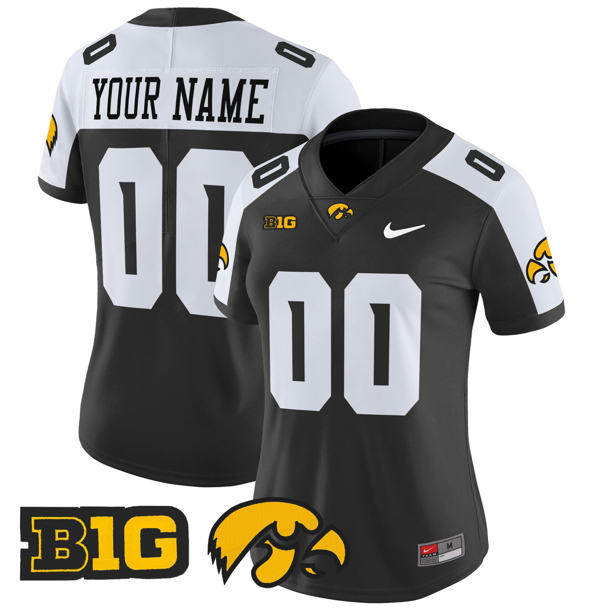 Iowa Hawkeyes 2024 Vapor Limited Custom Jersey - All Stitched