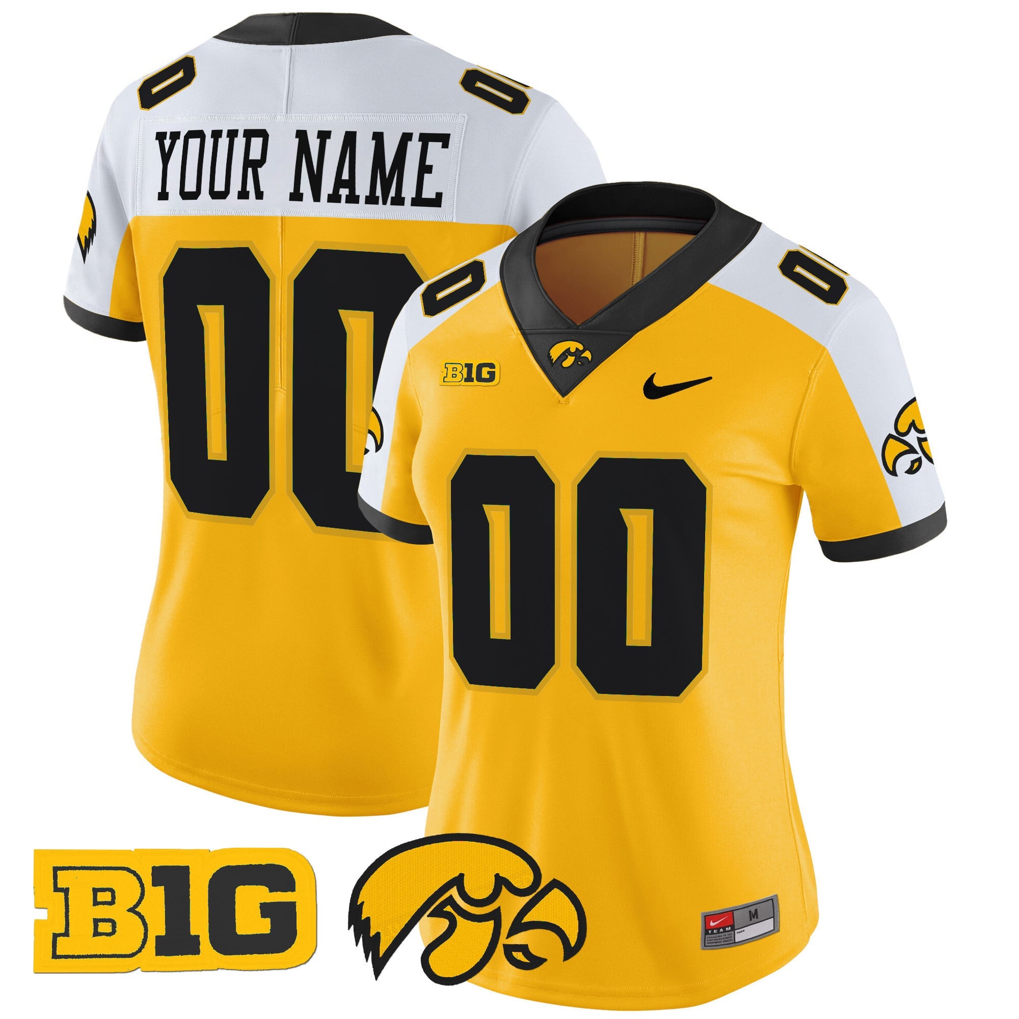 Iowa Hawkeyes 2024 Vapor Limited Custom Jersey - All Stitched