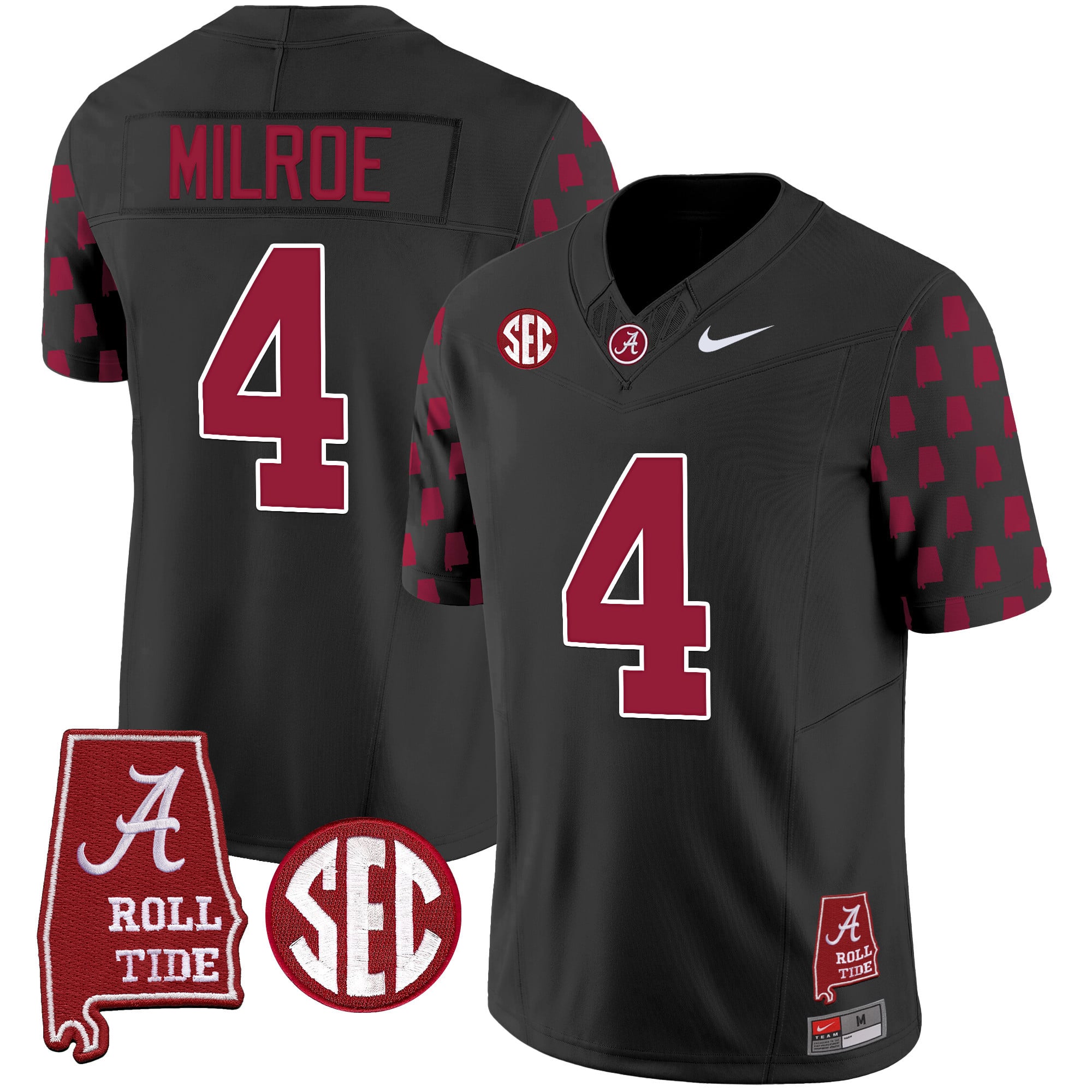 Men's Alabama Crimson Tide Vapor Limited Jersey - Alabama State Style - All Stitched