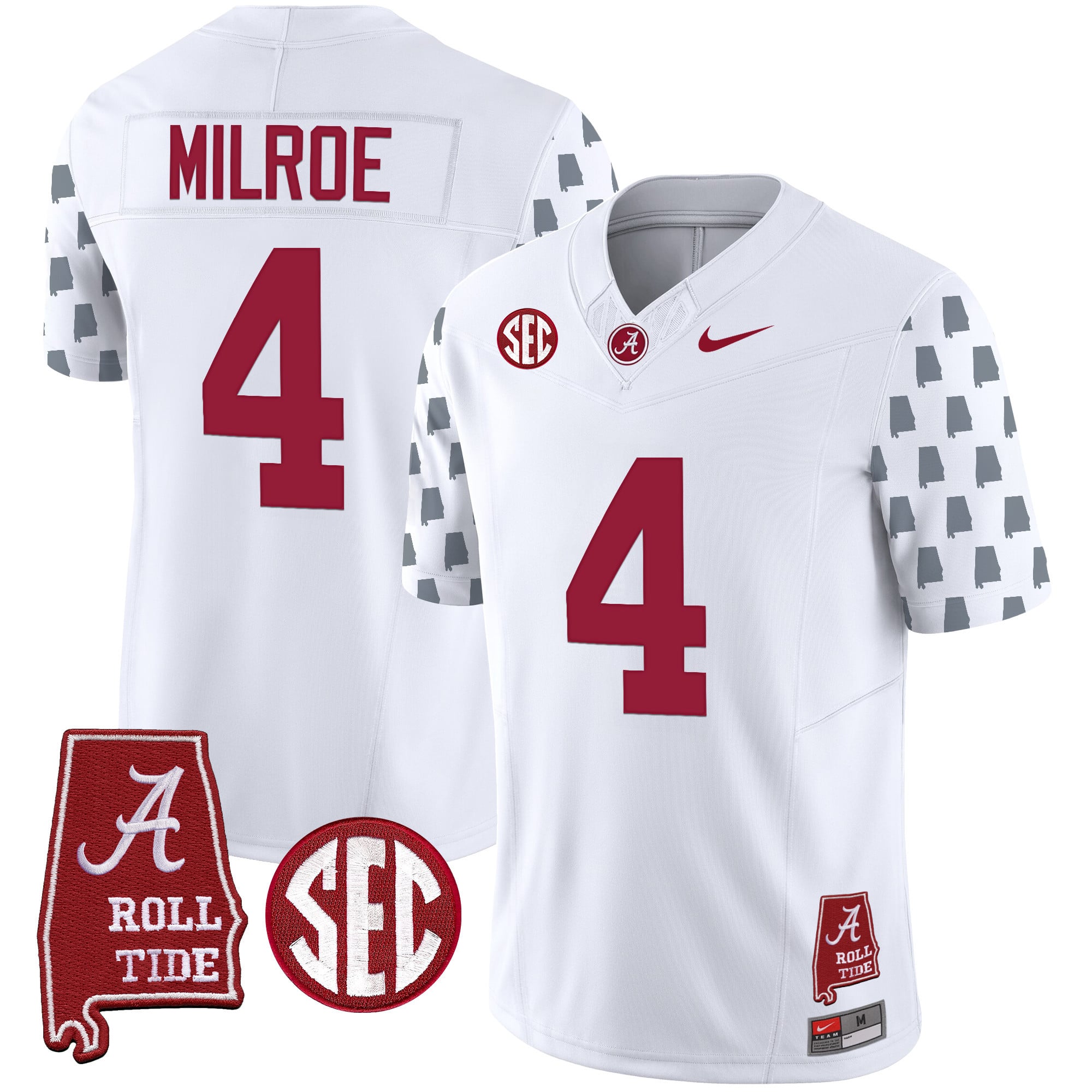Men's Alabama Crimson Tide Vapor Limited Jersey - Alabama State Style - All Stitched