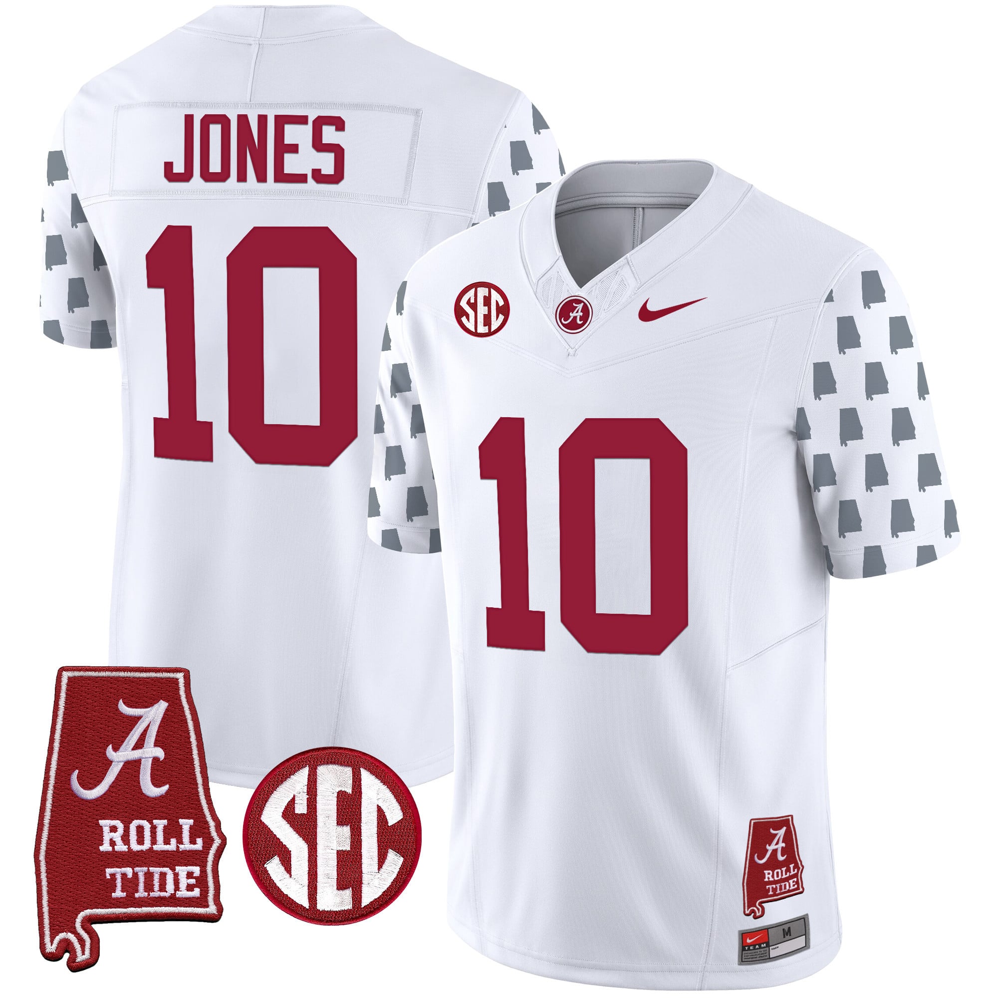 Men's Alabama Crimson Tide Vapor Limited Jersey - Alabama State Style - All Stitched