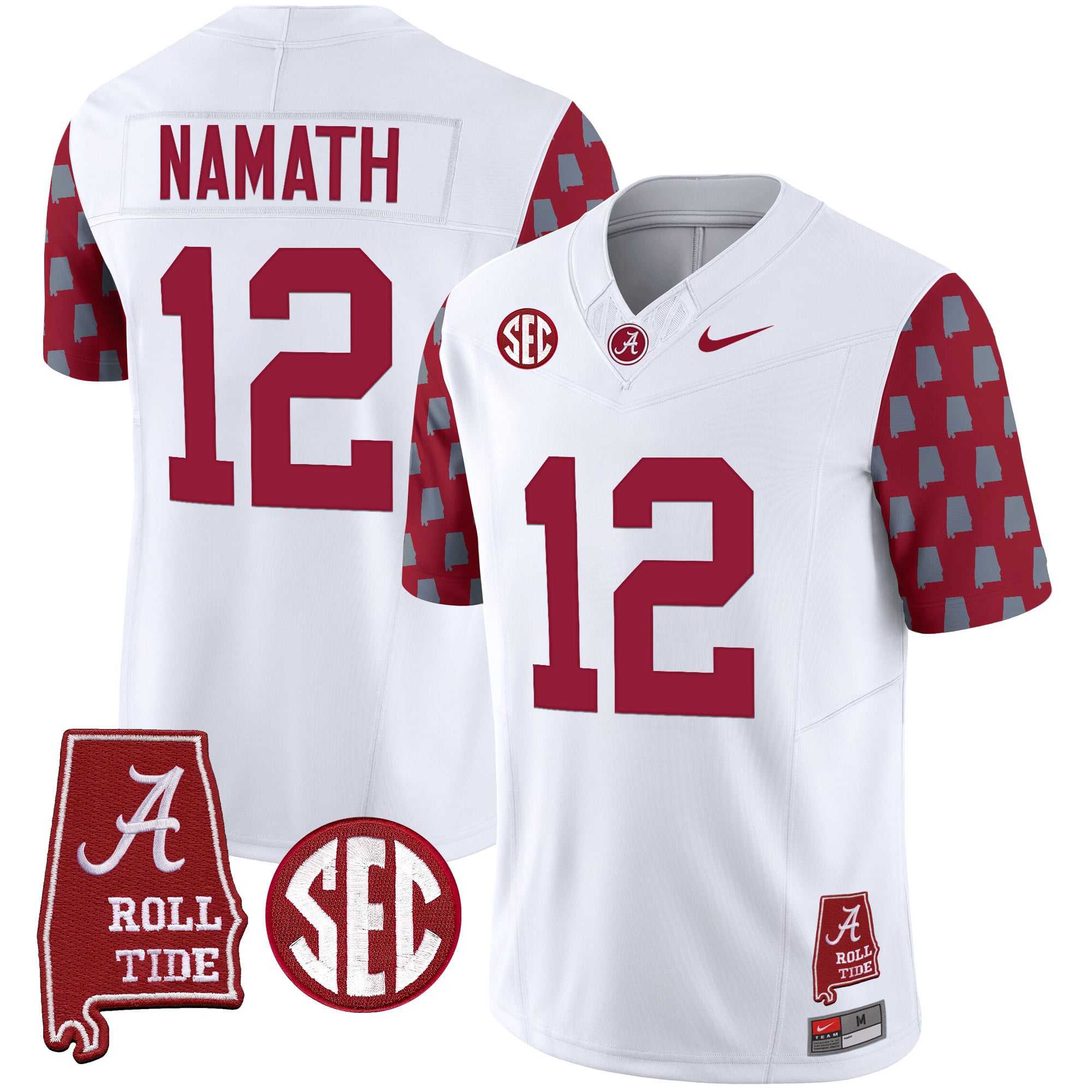Men's Alabama Crimson Tide Vapor Limited Jersey - Alabama State Style - All Stitched